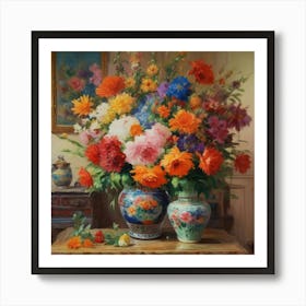 Chinese Vases Art Print