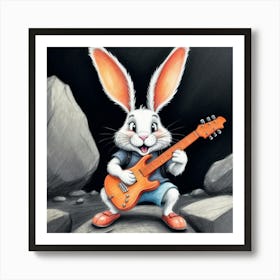 Bunny Rocker 3 Art Print