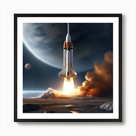 Lift Off  Art Print