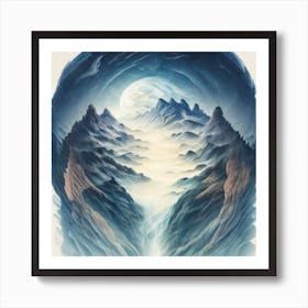 Inside Lost Land Of Otherworldly Dream fan Art Print