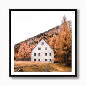 House In The Mountains Art Print