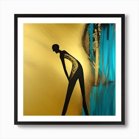 Abstract Silhouette Art Print