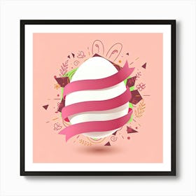 Easter Egg Art Print