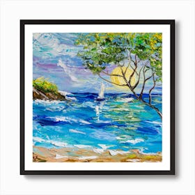 Blue breeze Art Print