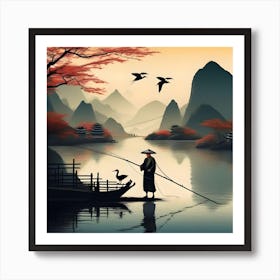 JAPANESE POSTCARD Art Print