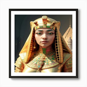 16th Century Queen Of Egypt, By Charles Dyson In Year 2024 Art Print