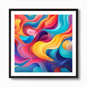 Abstract Background Art Print