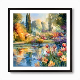 Garden of Romance Art Print