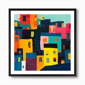 Abstract Travel Collection Dublin Ireland 2 Art Print