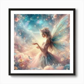 Fairy In The Sky Art Print