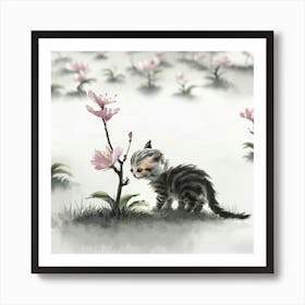 Chinese Kitten 1 Art Print