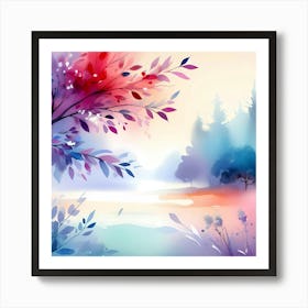 Watercolor Painting 54 Art Print