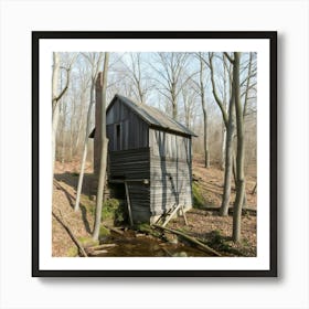 Old Mill In The Woods Art Print