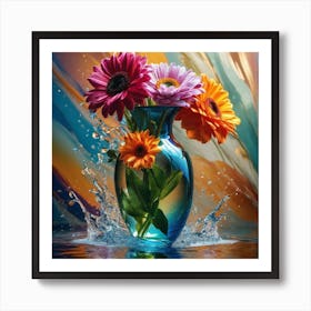 Flowers In A Vase 34 Art Print