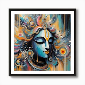 Lord Krishna 22 Art Print