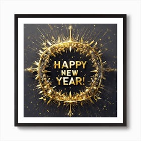 Happy New Year 53 Art Print