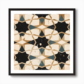 Geometric Pattern Vector Art Print