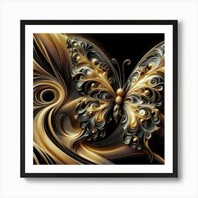 Abstract Butterfly 11 Art Print