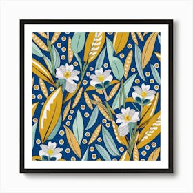 Floral Pattern 16 Art Print