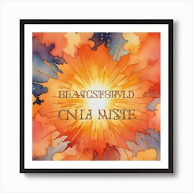 Beascseld Cna Mist Art Print