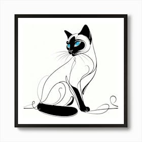 Siamese Cat 2 Art Print