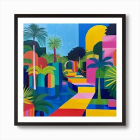 Abstract Park Collection Ibirapuera Park Salvador 3 Art Print