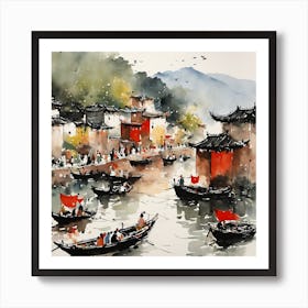 Chinese Painting (41) Art Print