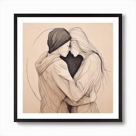 I Love You 8 Art Print