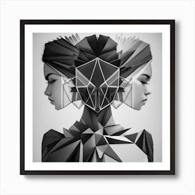 Create An Exquisite Ink Drawing On White Paper 1 Art Print