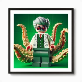 Octopus Man 2 Art Print