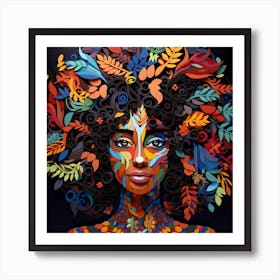 African Woman 11 Art Print