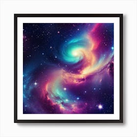 Galaxy Nebula Art Print