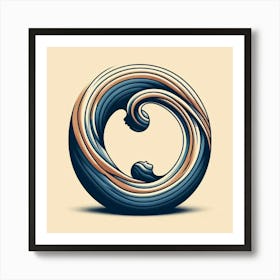 Yin And Yang Art Print