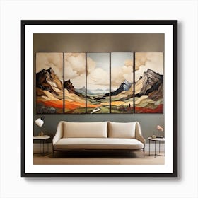 Landscape Painting 1 Art Print