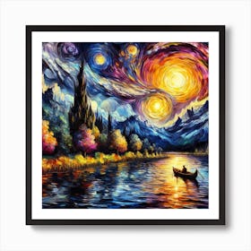 Starry Night 7 Art Print