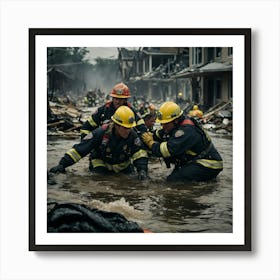 Nyc Fires Art Print