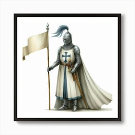 Medieval knight 9 Art Print