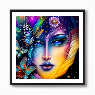 Abstract Butterfly Diamond Painting