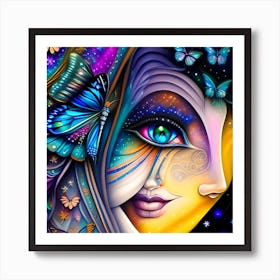 Butterfly Painting 1 Art Print