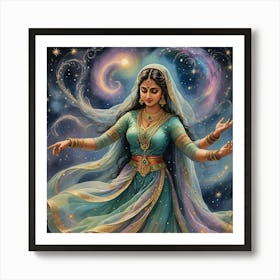 Lord Krishna Art Print