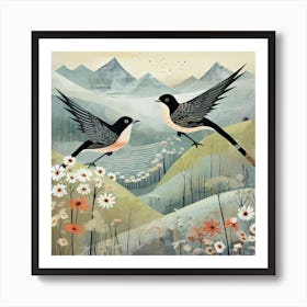 Bird In Nature Swallow 2 Art Print