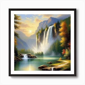 Waterfall 31 Art Print