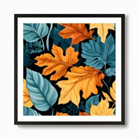 Autumn Leaves 44 Art Print