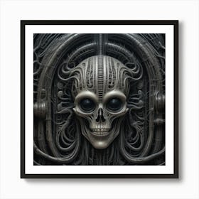 Aeon Skull art Art Print