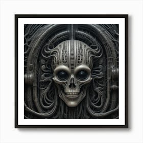 Aeon Skull art Poster