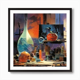 Leonardo Diffusion Xl Disney Pixar Movie Poster Still Life By 0 Art Print