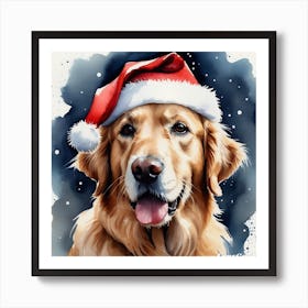 Golden Retriever Painting Art Print