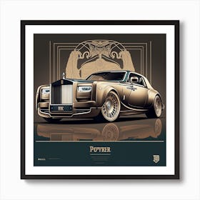 Rolls Royce Phantom 1 Art Print