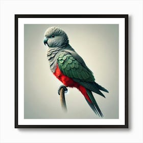 Parrot On A Branch 5 Art Print