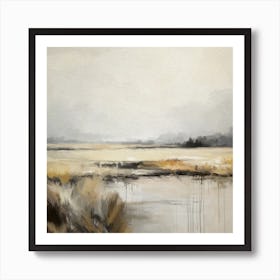 Woodchuck Pond On A Hazy Day Art Print